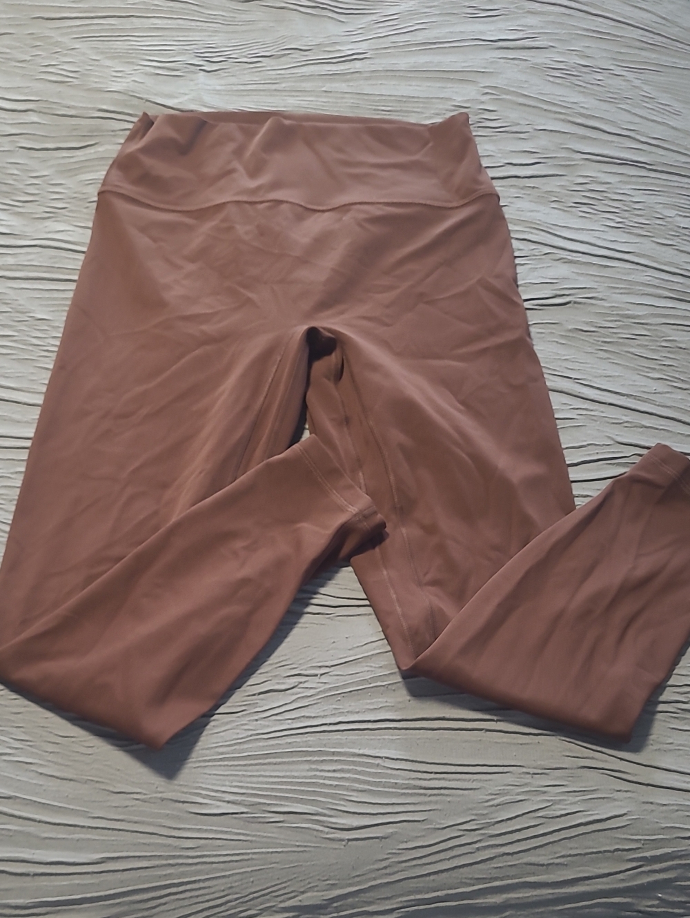 CRZ YOGA High-Waist Leggings in Mauve Brown Scrunchy Bum